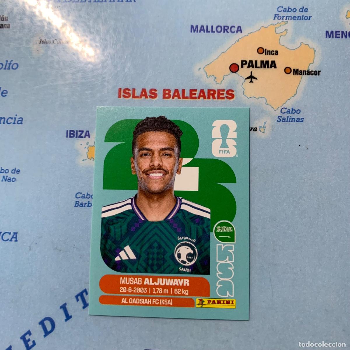 Cromos de F&uacute;tbol: Arabia Saudi n&uacute;mero 9 cromo panini Mundial Fifa World Cup 2026