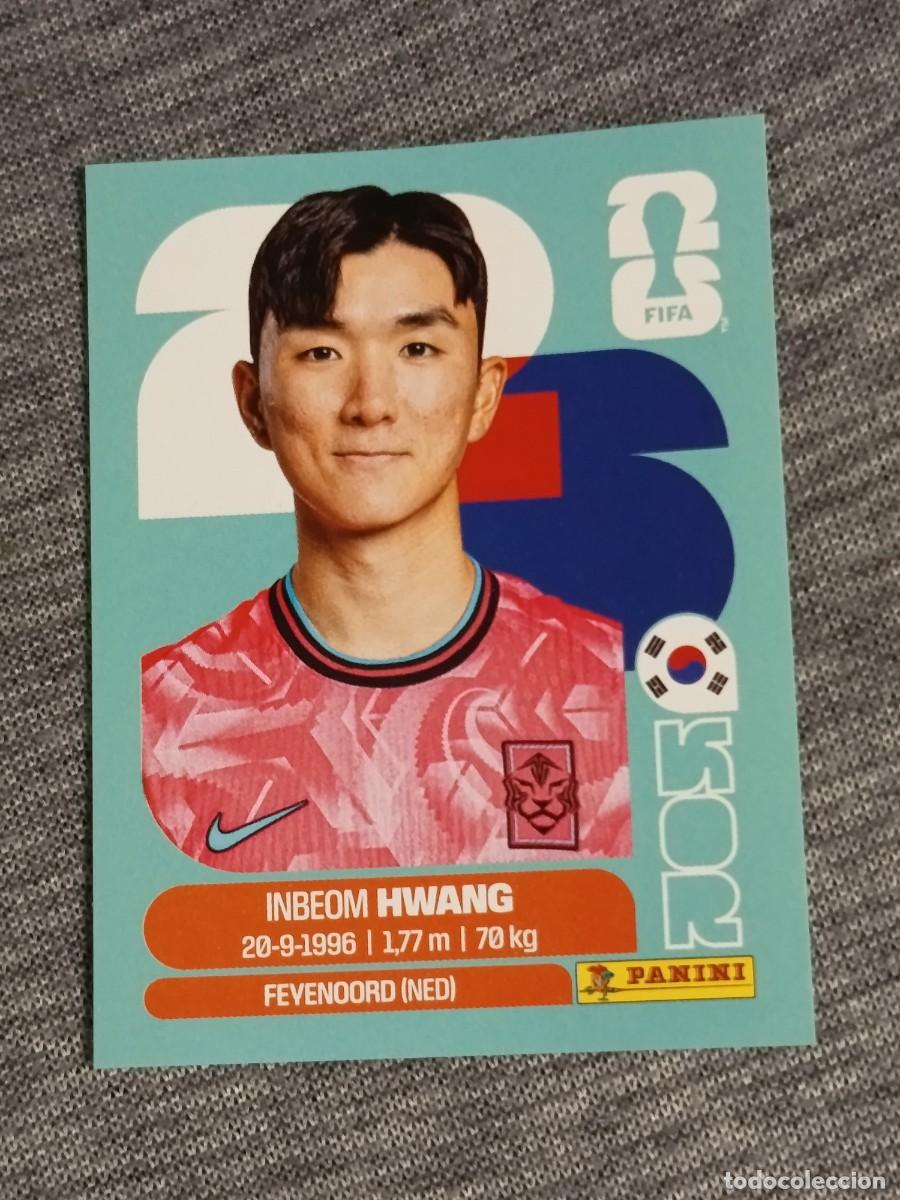 Cromos de F&uacute;tbol: HWANG KOR 11 STICKER MUNDIAL 2026 PANINI FIFA WORLD CUP NUEVO