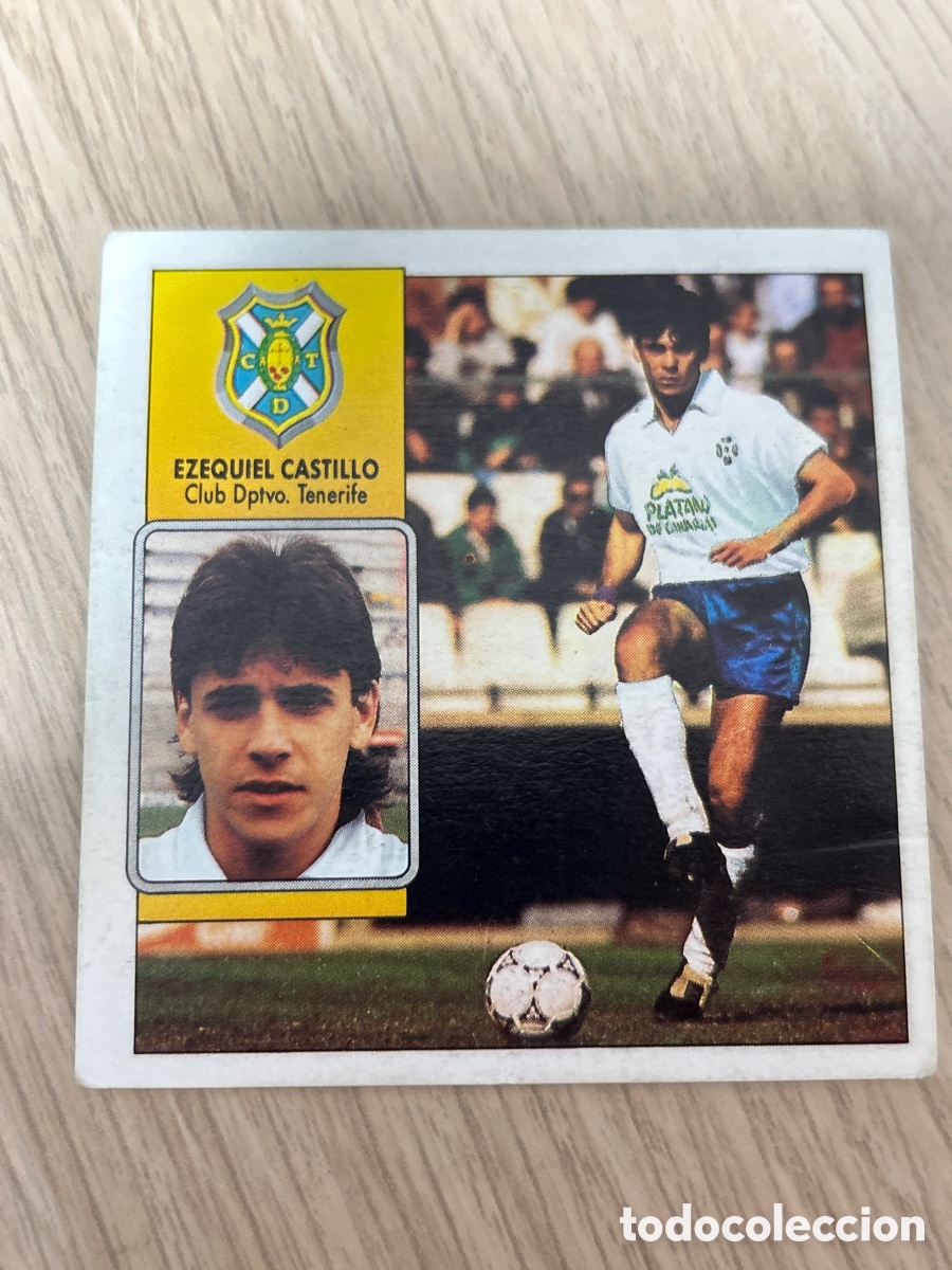 Cromos de F&uacute;tbol: EZEQUIEL CASTILLO TENERIFE FICHAJE 24 LIGA ESTE 1992 1993 92 93 NUNCA PEGADO SIN PEGAR