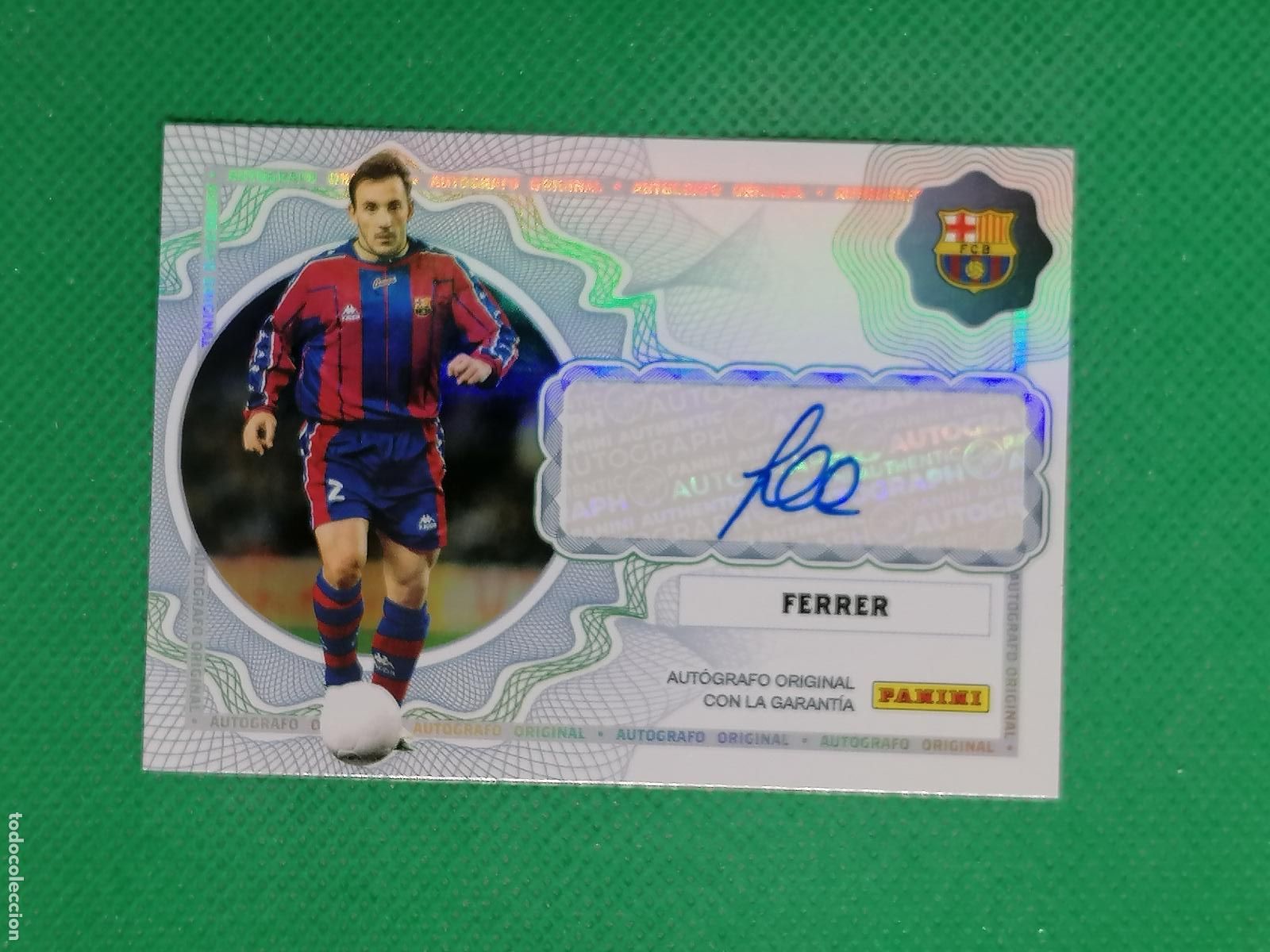 Cromos de F&uacute;tbol: AO ALBERT FERRER AUTOGRAFO ORIGINAL AUTO ⚽ PANINI CLUB BARCELONA 25 26 2025 2026 ⚽