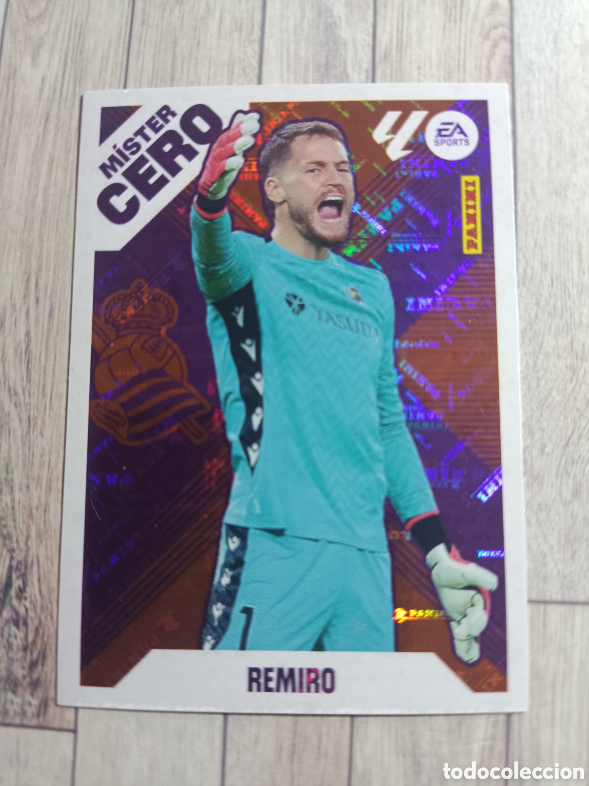 Cartes &agrave; collectionner de Football: 10 REMIRO MISTER CERO REAL SOCIEDAD LIGA ESTE 2025 2026 PANINI 25 26