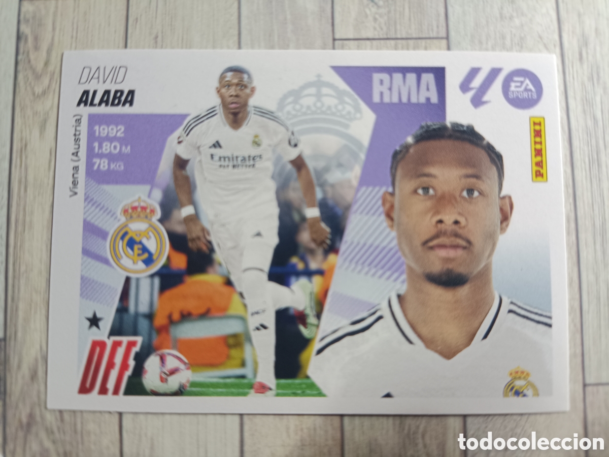 Cartes &agrave; collectionner de Football: 9 DAVID ALABA REAL MADRID LIGA ESTE 2025 2026 PANINI 25 26
