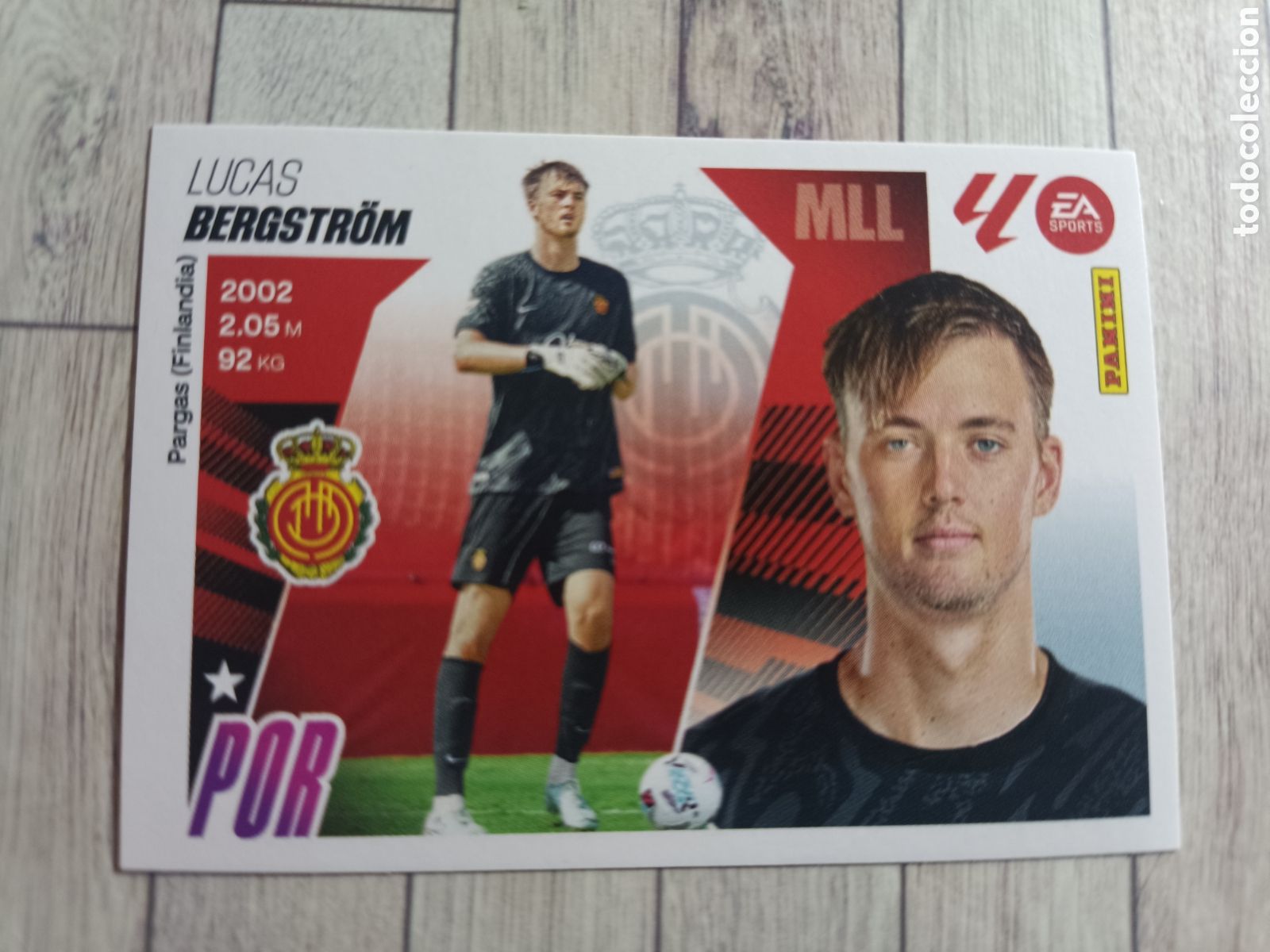 Cromos de F&uacute;tbol: 4 BERGSTROM MALLORCA LIGA ESTE 2025 2026 PANINI 25 26