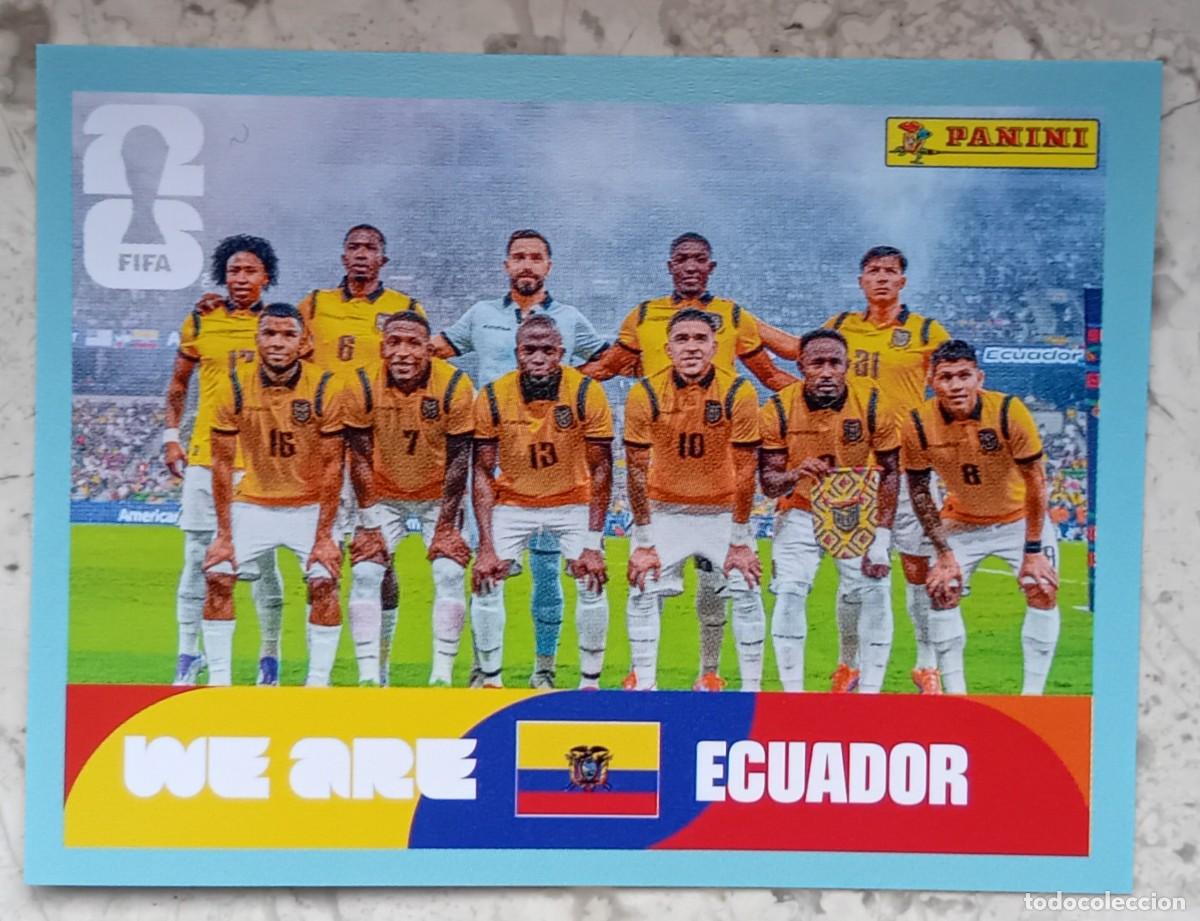 Cromos de F&uacute;tbol: Figurina Panini 2026 Cromo World Cup Usa Mundial 2026 squadra alineaci&oacute;n team Ecuador n ECU 13