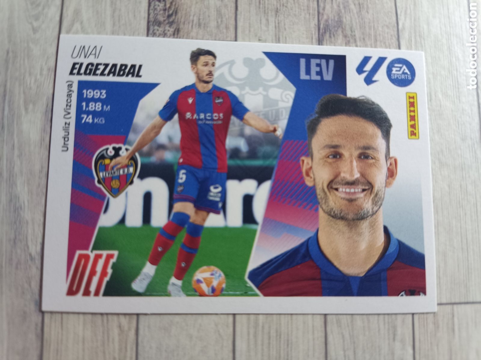 Cromos de F&uacute;tbol: 9 ELGEZABAL LEVANTE LIGA ESTE 2025 2026 PANINI 25 26