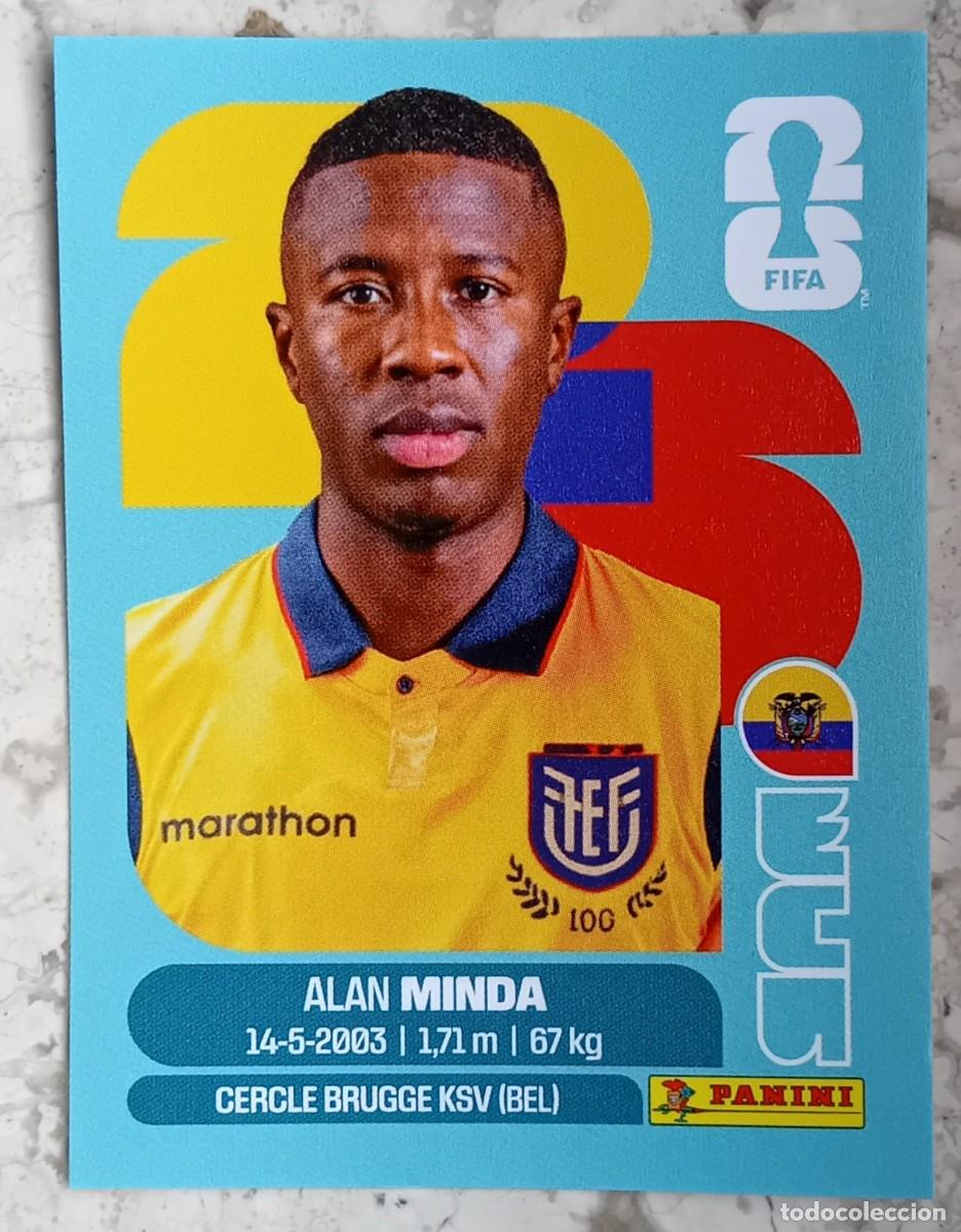 Cromos de F&uacute;tbol: Figurina Panini 2026 Cromo World Cup Usa Mundial 2026 Alan Minda Ecuador n ECU 18