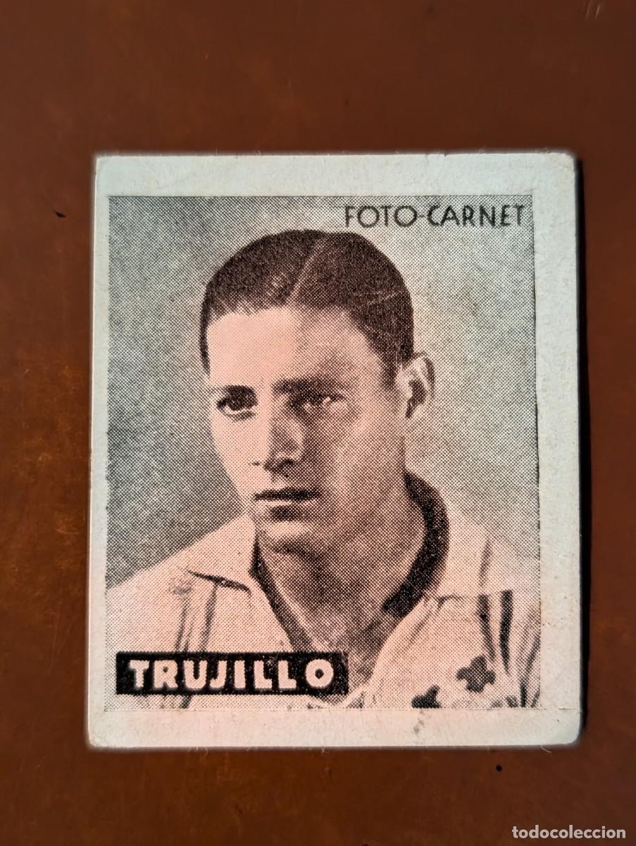 Cromos de F&uacute;tbol: DIFICIL CROMO TRUJILLO CELTA DE VIGO PONTEVEDRA1942 1943 1942-43 EDIT CISNE LIBRETA DEPORTIVA LIGA