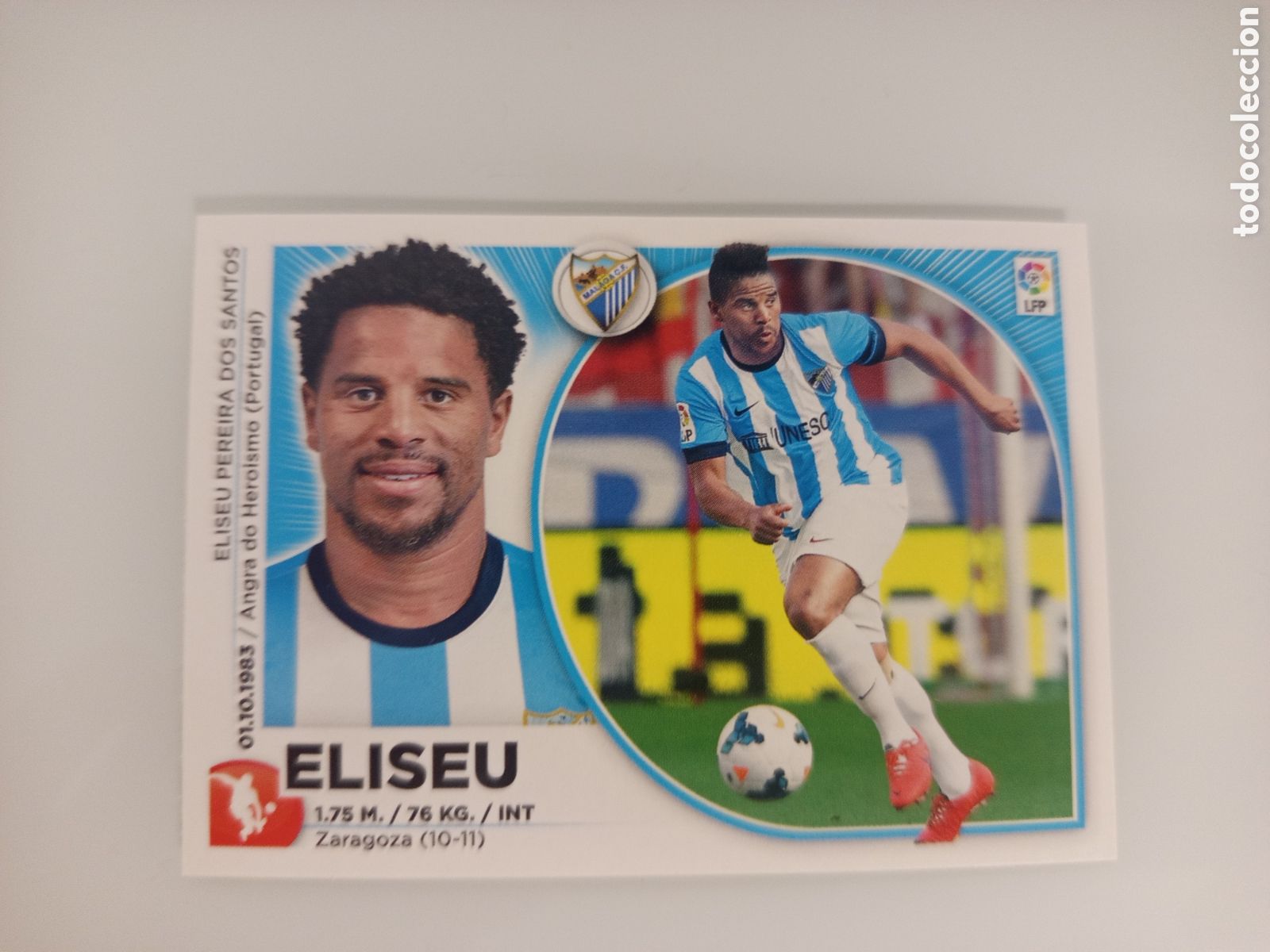 Football Stickers: ❇️ CROMO ⚽ ELISEU M&Aacute;LAGA 14 15 2014 2015 ESTE PANINI SIN PEGAR ❇️