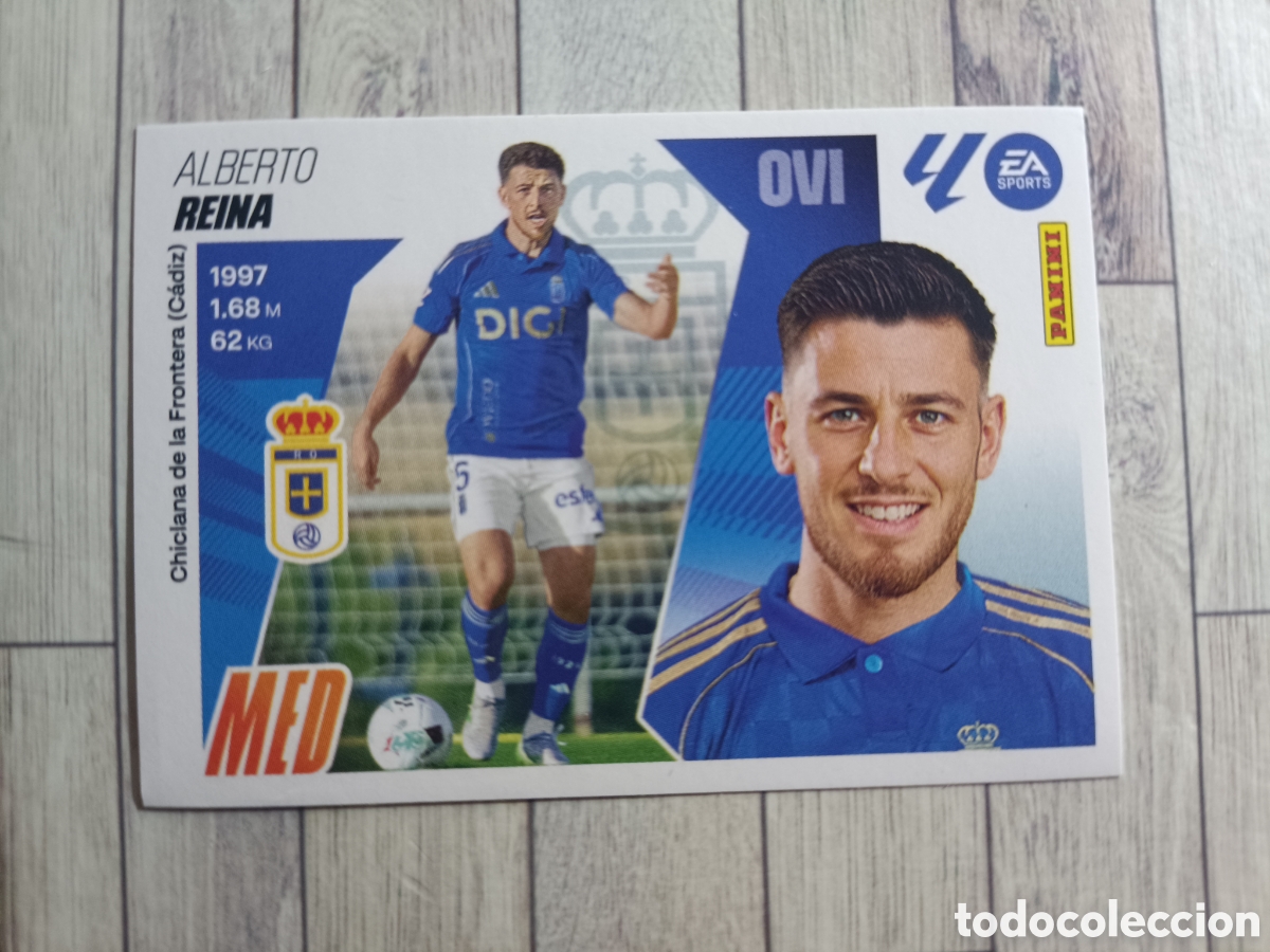 Cromos de F&uacute;tbol: 12 REINA REAL OVIEDO LIGA ESTE 2025 2026 PANINI 25 26