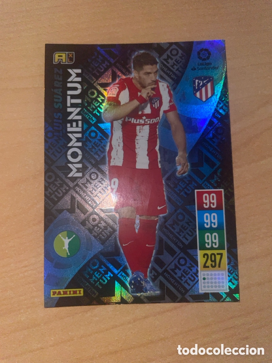 Cromos de F&uacute;tbol: Su&aacute;rez momentum 2021-2022