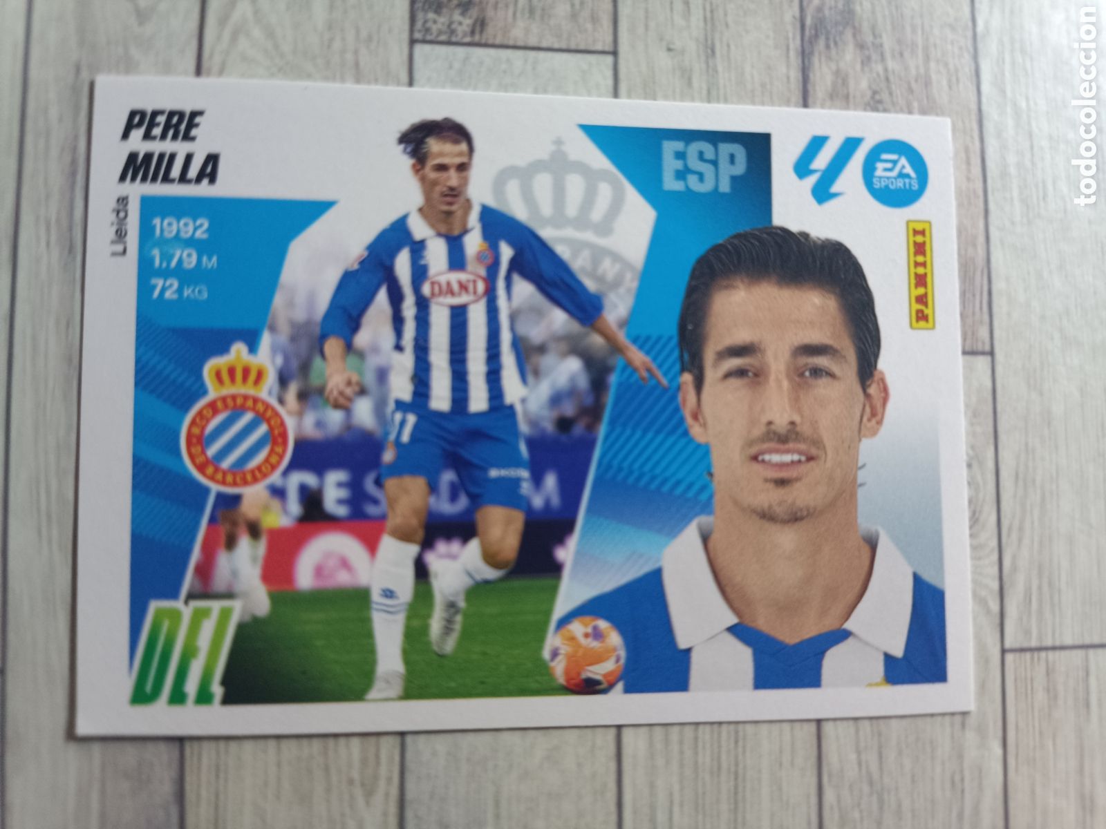 Cromos de F&uacute;tbol: 20 PERE MILLA ESPA&Ntilde;OL ESPANYOL LIGA ESTE 2025 2026 PANINI 25 26 SIN PEGAR