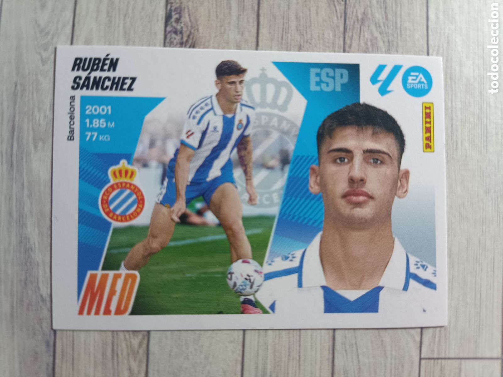 Cromos de F&uacute;tbol: 11 RUBEN SANCHEZ ESPA&Ntilde;OL ESPANYOL LIGA ESTE 2025 2026 PANINI 25 26 SIN PEGAR