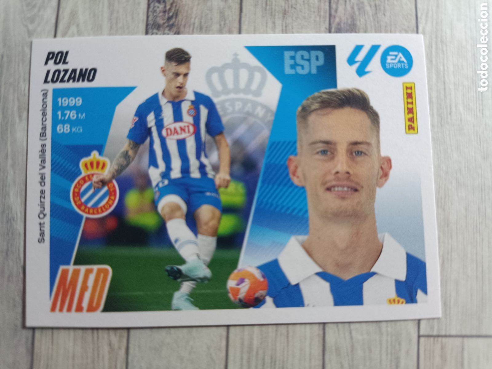 Cromos de F&uacute;tbol: 15 POL LOZANO ESPA&Ntilde;OL ESPANYOL LIGA ESTE 2025 2026 PANINI 25 26 SIN PEGAR