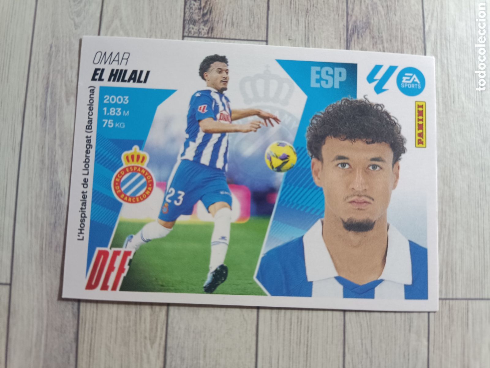 Cromos de F&uacute;tbol: 5 EL HILALI ESPA&Ntilde;OL ESPANYOL LIGA ESTE 2025 2026 PANINI 25 26 SIN PEGAR