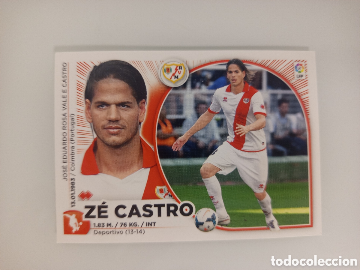 Cromos de F&uacute;tbol: ❇️ CROMO ⚽ Z&Eacute; CASTRO RAYO VALLECANO 14 15 2014 2015 ESTE PANINI SIN PEGAR ❇️