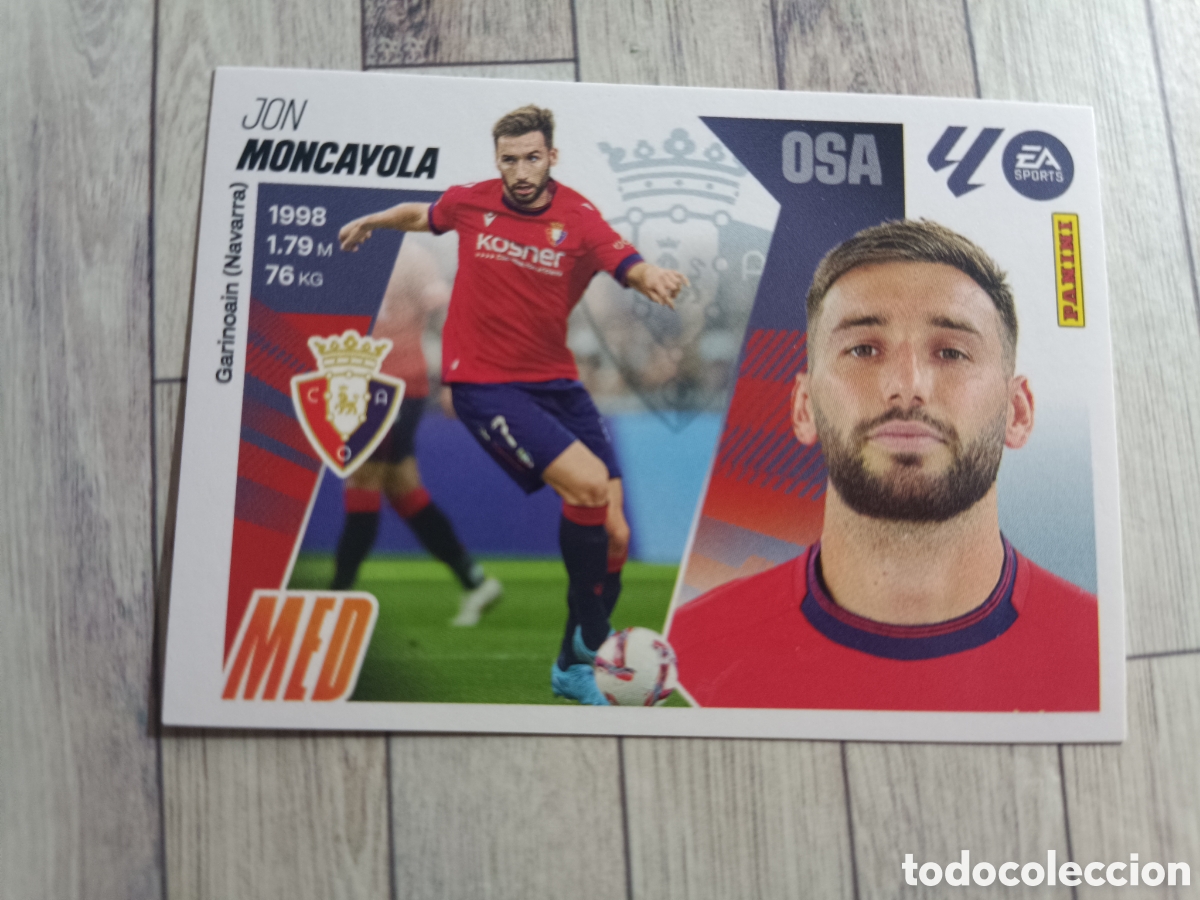 Cromos de F&uacute;tbol: 11 MONCAYOLA OSASUNA LIGA ESTE 2025 2026 PANINI 25 26 SIN PEGAR