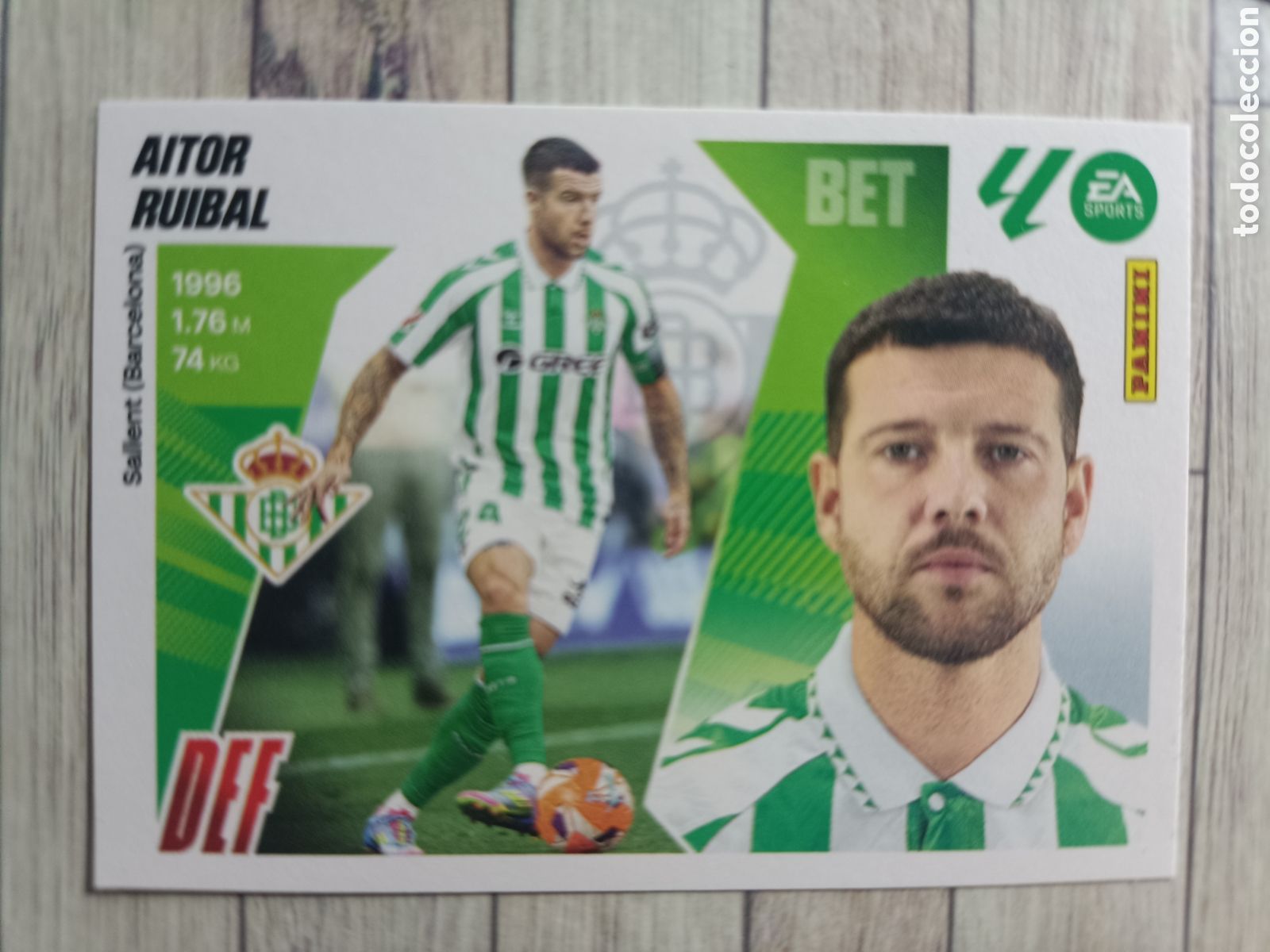 Cromos de F&uacute;tbol: 5A AITOR RUIBAL REAL BETIS LIGA ESTE 2025 2026 PANINI 25 26 SIN PEGAR