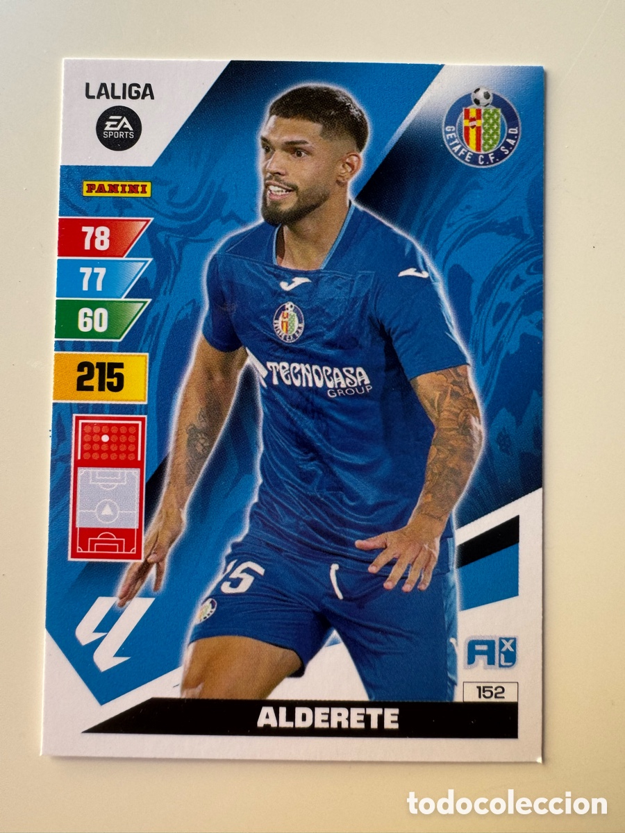 Cromos de F&uacute;tbol: PANINI ADRENALYN XL La Liga 2023 2024 23 24 Omar Alderete Getafe CF N&ordm;152