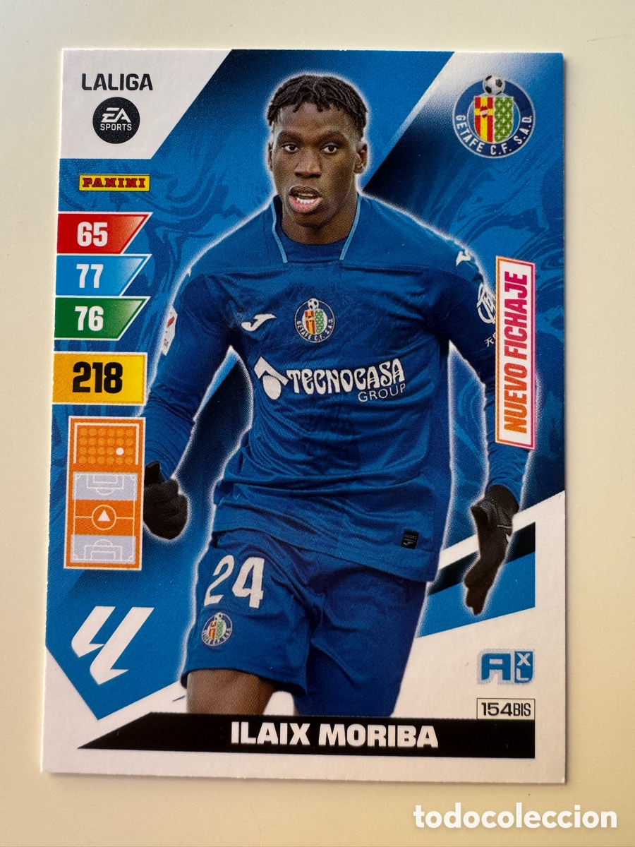 Cromos de F&uacute;tbol: PANINI ADRENALYN XL La Liga 2023 2024 23 24 Ilaix Moriba Getafe CF N&ordm;154 BIS