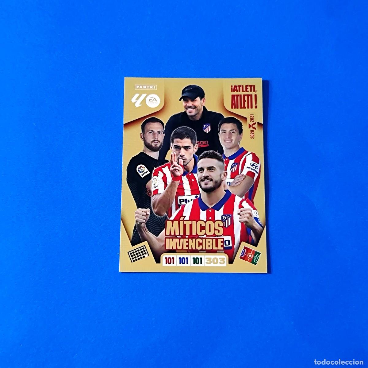 Cromos de F&uacute;tbol: Adrenalyn 2025 2026 / 25 26 M&iacute;ticos Invencible &iexcl;Atleti, Atleti!