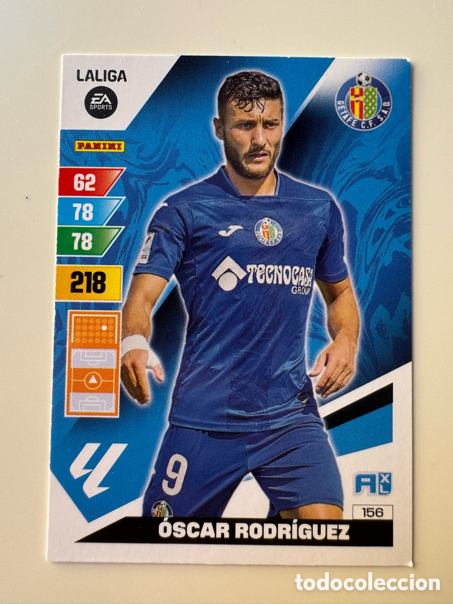 Cromos de F&uacute;tbol: PANINI ADRENALYN XL La Liga 2023 2024 23 24 &Oacute;scar Rodr&iacute;guez Getafe CF N&ordm; 156
