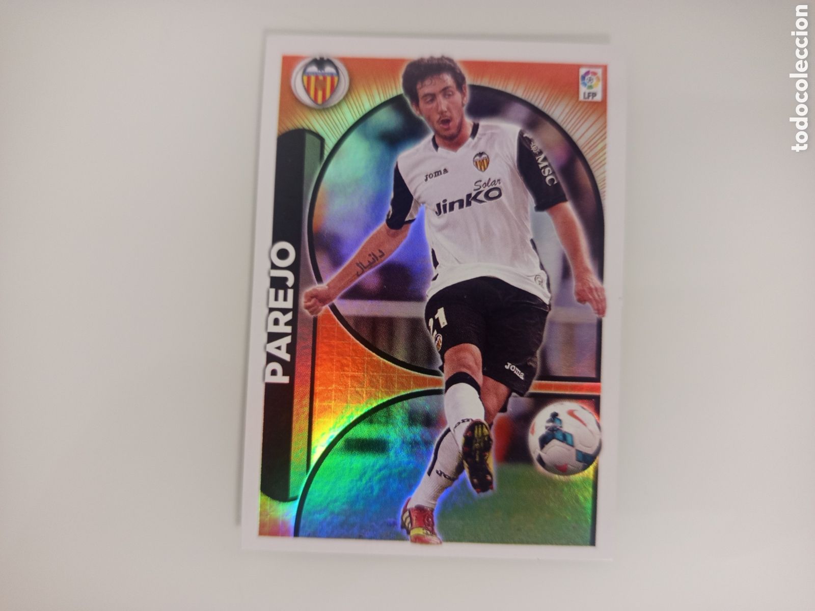 Cromos de F&uacute;tbol: ❇️ CROMO ⚽ PAREJO VALENCIA 14 15 2014 2015 ESTE PANINI SIN PEGAR ❇️