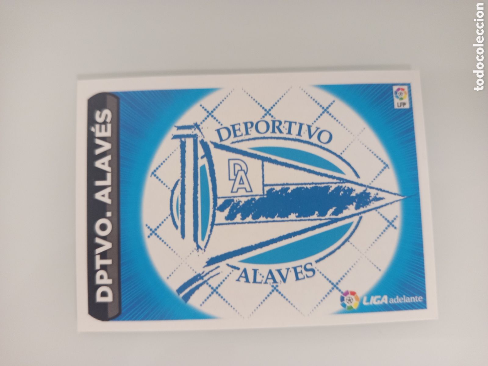 Cromos de F&uacute;tbol: ❇️ CROMO ⚽ ESCUDO ALAV&Eacute;S LIGA ADELANTE 14 15 2014 2015 ESTE PANINI SIN PEGAR ❇️