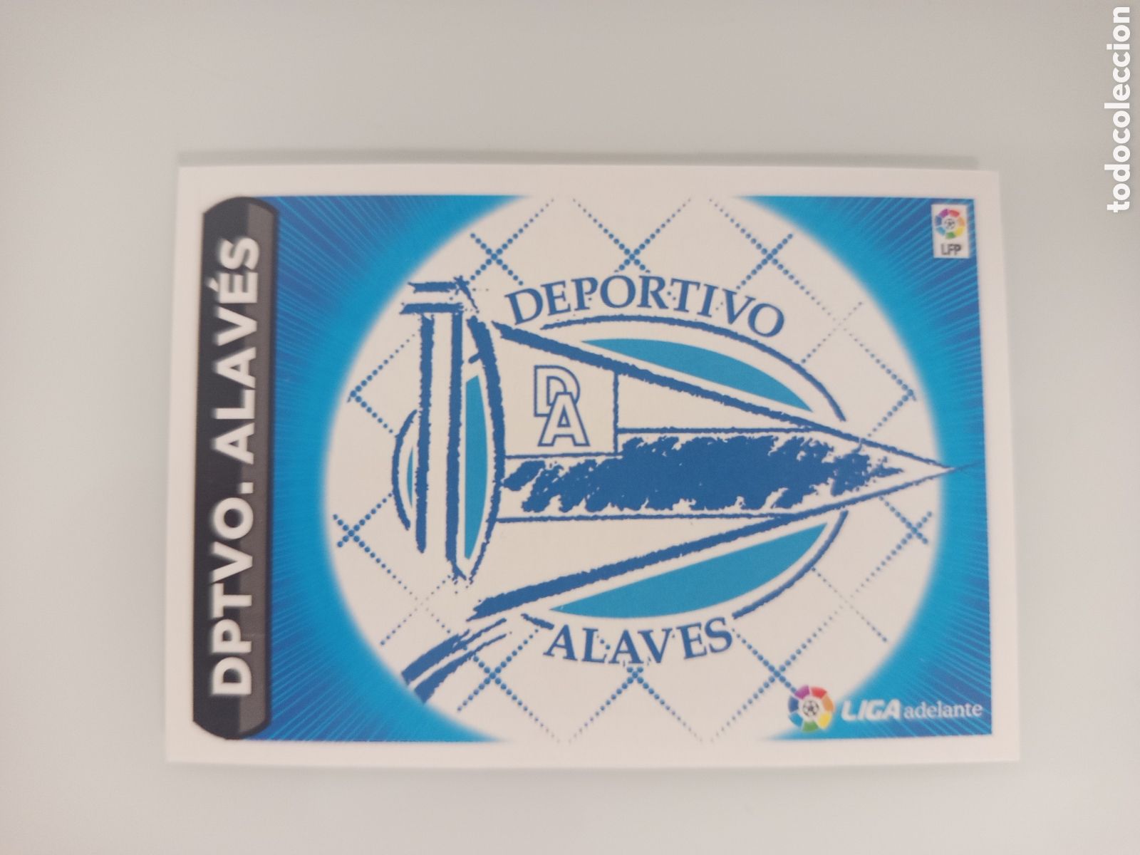 Cromos de F&uacute;tbol: ❇️ CROMO ⚽ ESCUDO ALAV&Eacute;S LIGA ADELANTE 14 15 2014 2015 ESTE PANINI SIN PEGAR ❇️