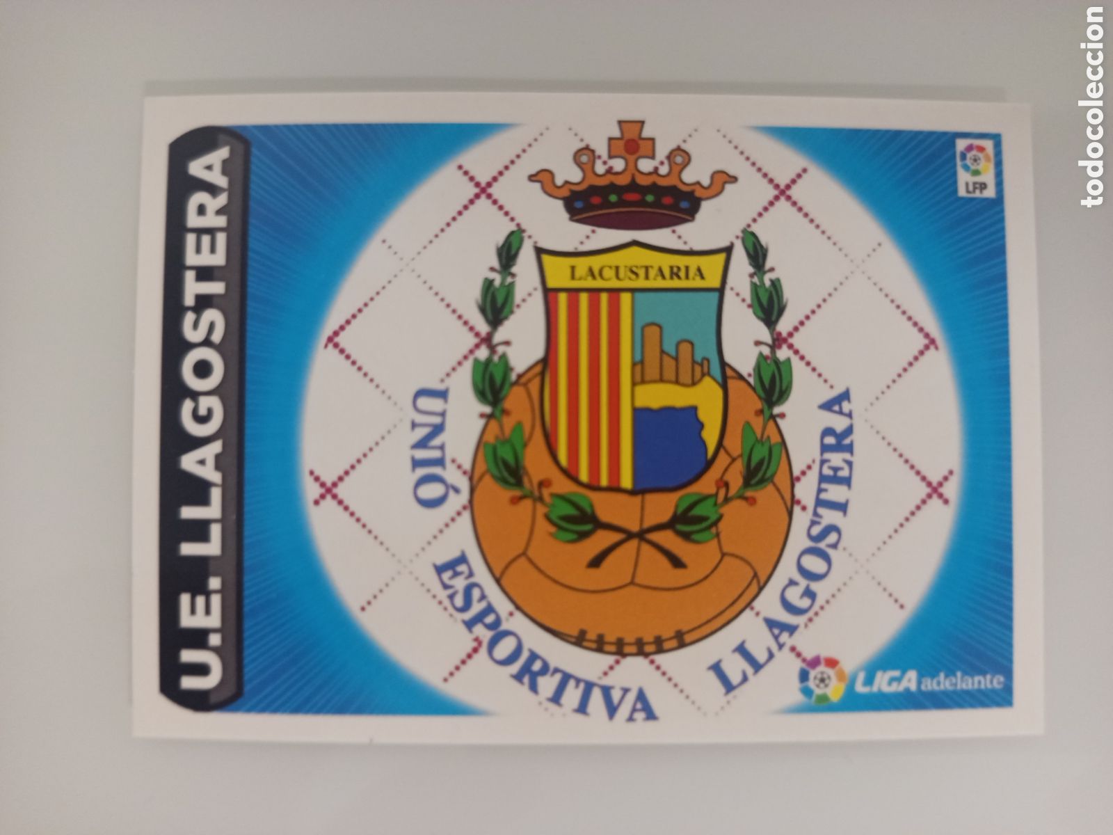 Cromos de F&uacute;tbol: ❇️ CROMO ⚽ ESCUDO LLAGOSTERA LIGA ADELANTE 14 15 2014 2015 ESTE PANINI SIN PEGAR ❇️