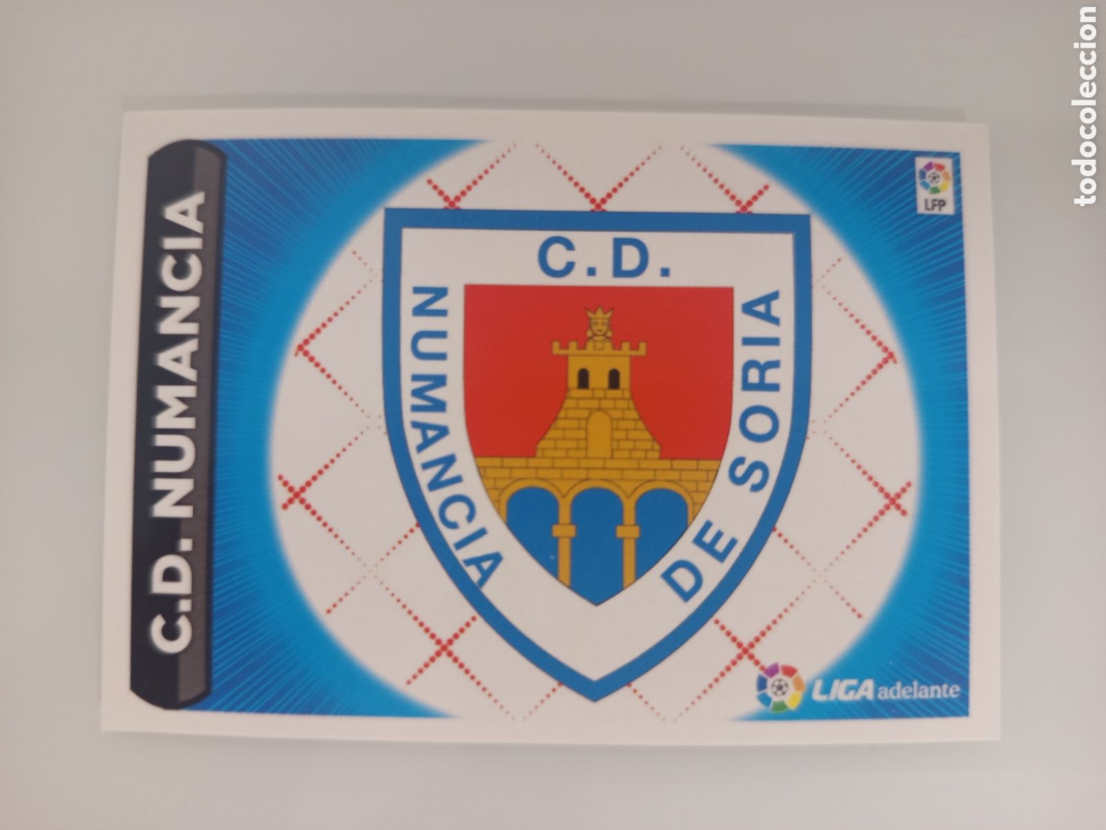 Cromos de F&uacute;tbol: ❇️ CROMO ⚽ ESCUDO NUMANCIA LIGA ADELANTE 14 15 2014 2015 ESTE PANINI SIN PEGAR ❇️