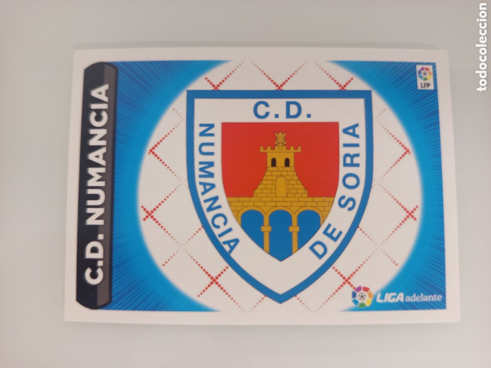 Cromos de F&uacute;tbol: ❇️ CROMO ⚽ ESCUDO NUMANCIA LIGA ADELANTE 14 15 2014 2015 ESTE PANINI SIN PEGAR ❇️