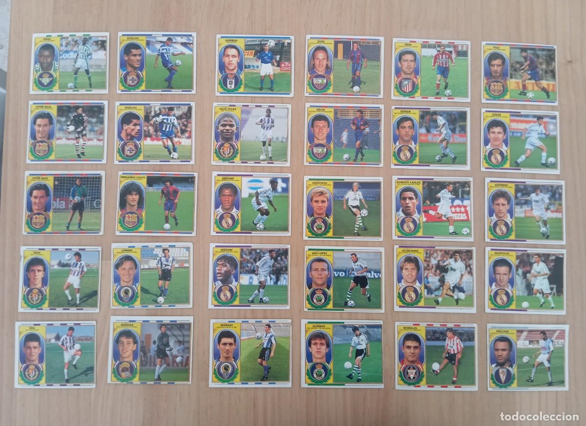 Cromos de F&uacute;tbol: LOTE EDICIONES ESTE 96-97 FICHAJES COLOCAS VERSIONES BAJAS