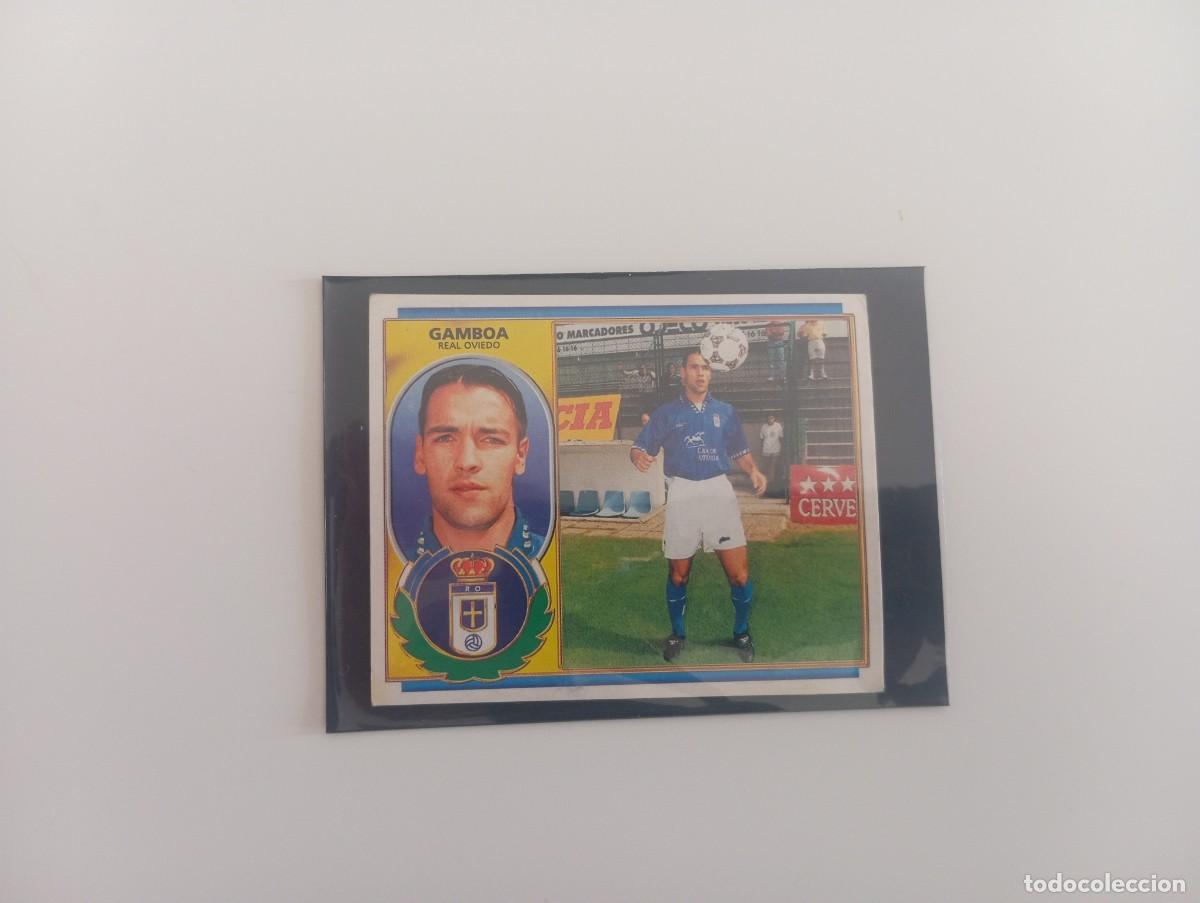 Cromos de F&uacute;tbol: CROMO LIGA 1996 1997 96 97 EDICIONES ESTE COLOCA GAMBOA OVIEDO NUNCA PEGADO