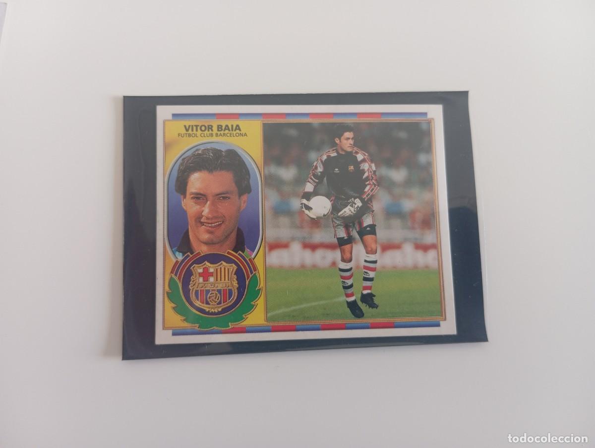 Cromos de F&uacute;tbol: CROMO LIGA 1996 1997 96 97 EDICIONES ESTE VITOR BAIA VERSI&Oacute;N DIF&Iacute;CIL FC BARCELONA NUNCA PEGADO