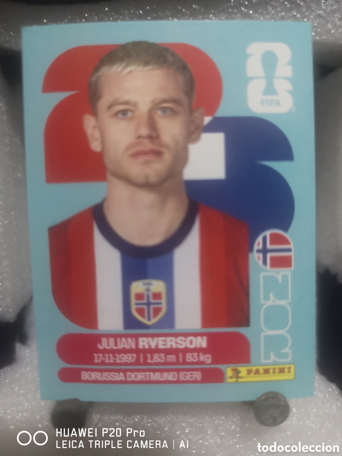 Cromos de F&uacute;tbol: FIFA WORLD CUP MUNDIAL 2026 JULIAN RVERSON - NOR 3