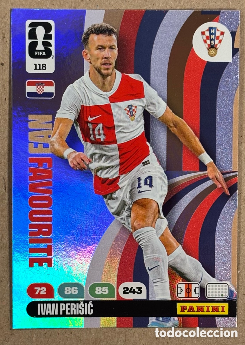 Cromos de F&uacute;tbol: IVAN PERISIC (CROACIA). CARTA FAN FAVOURITE PANINI ADRENALYN XL FIFA WORLD CUP 2026. #118.
