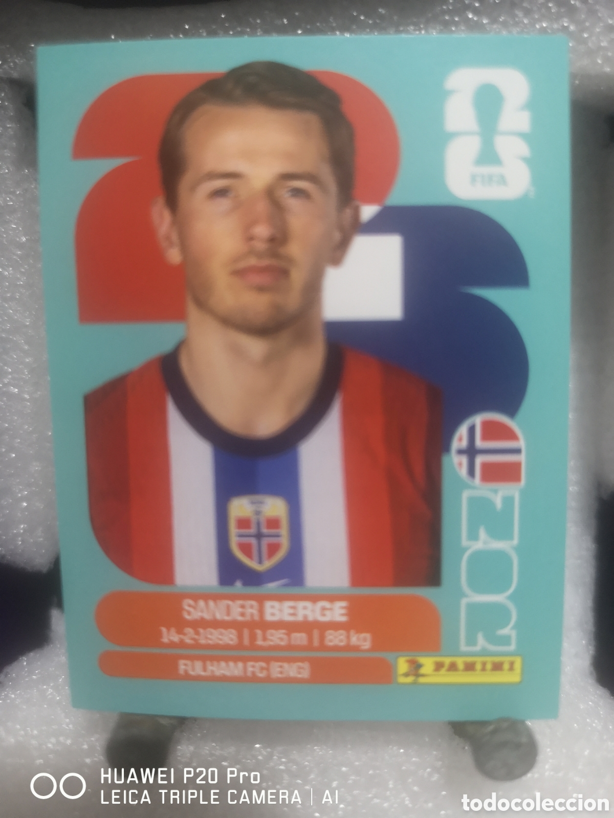 Cromos de F&uacute;tbol: FIFA WORLD CUP MUNDIAL 2026 SANDER BERGE - NOR 11