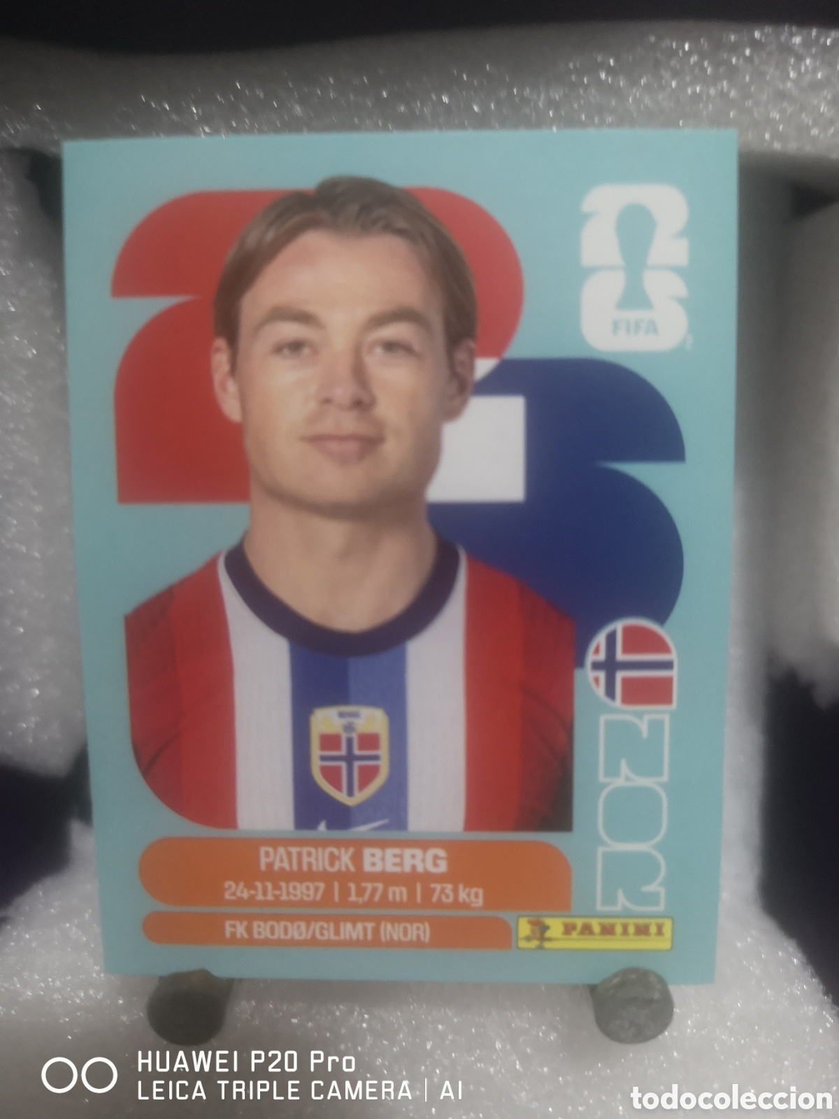 Cromos de F&uacute;tbol: FIFA WORLD CUP MUNDIAL 2026 PATRICK BERG - NOR 14