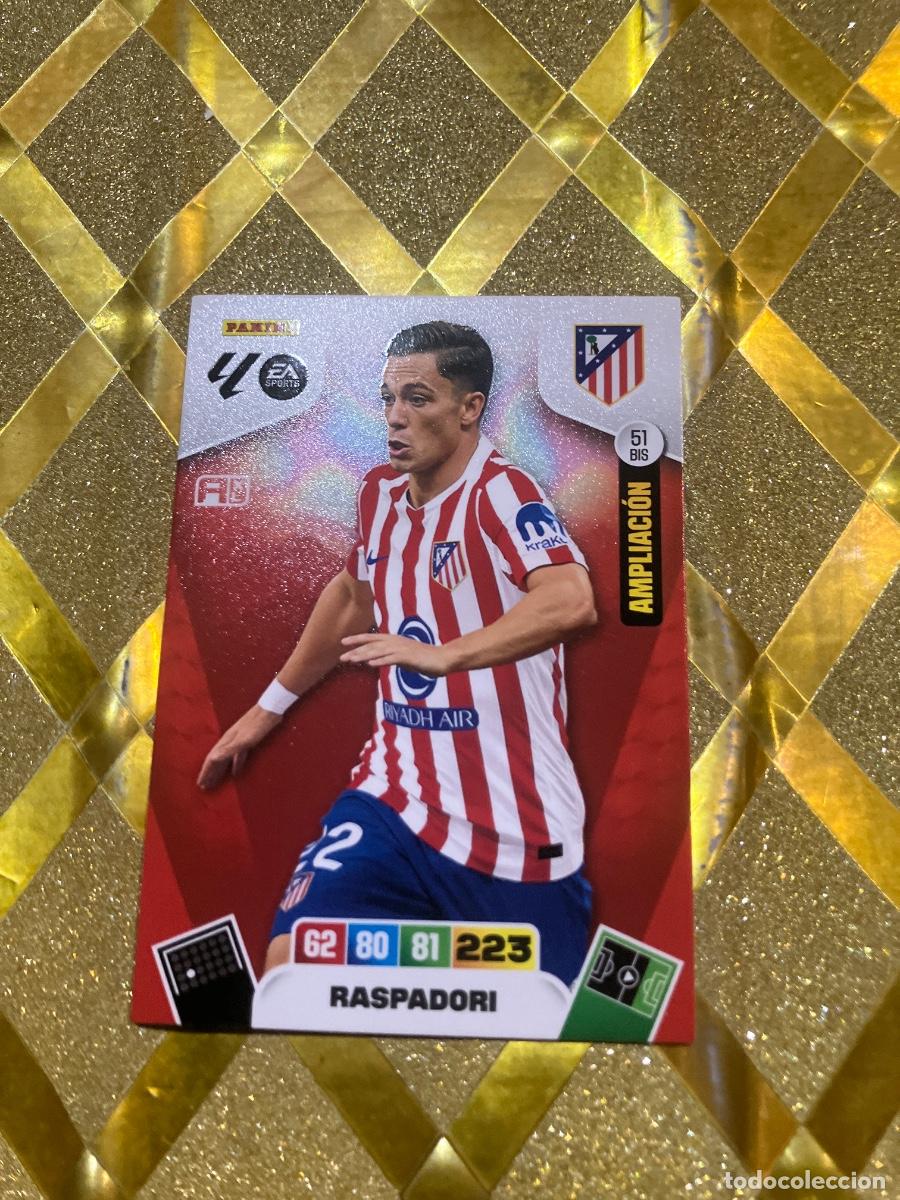 Cromos de F&uacute;tbol: CROMO FUTBOL 51 BIS RASPADORI ATLETICO DE MADRID POCKET BOX PLATINUM ADRENALYN XL 2025 2026 PANINI !