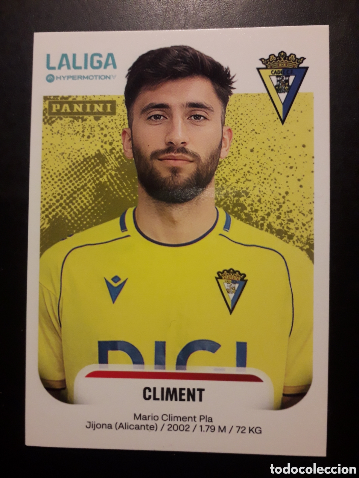 Cromos de F&uacute;tbol: CLIMENT C&Aacute;DIZ N&deg; 86 LALIGA HYPERMOTION 25 26 2025 2026 PANINI SIN PEGAR PEDIDO M&Iacute;NIMO 3&euro;
