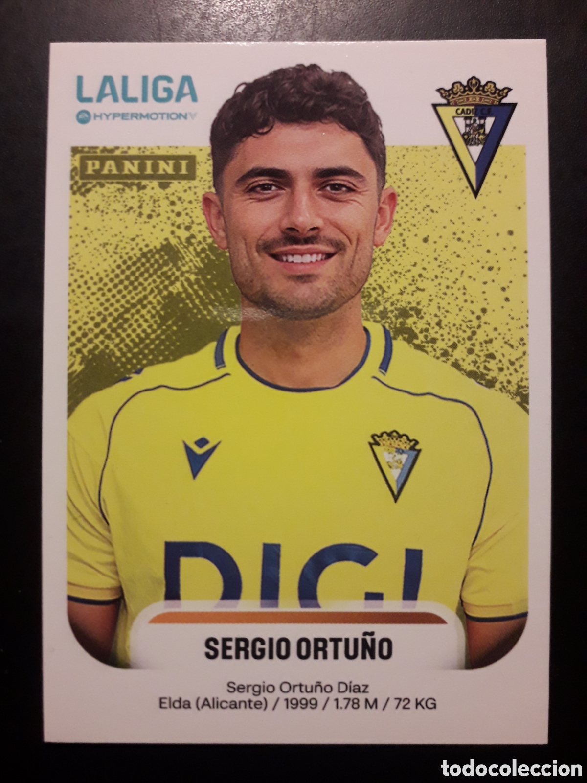Cromos de F&uacute;tbol: SERGIO ORTU&Ntilde;O C&Aacute;DIZ N&deg; 90 LALIGA HYPERMOTION 25 26 2025 2026 PANINI SIN PEGAR PEDIDO M&Iacute;NIMO 3&euro;
