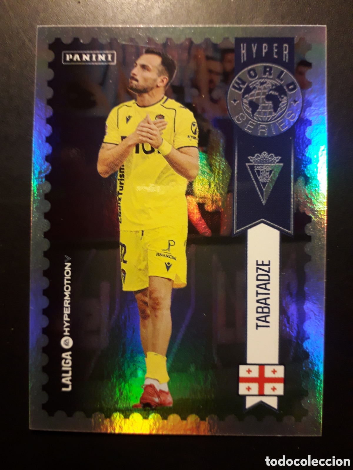 Cromos de F&uacute;tbol: TABATADZE C&Aacute;DIZ WORLD N&deg; 453 LALIGA HYPERMOTION 25 26 2025 2026 PANINI SIN PEGAR PEDIDO M&Iacute;NIMO 3&euro;