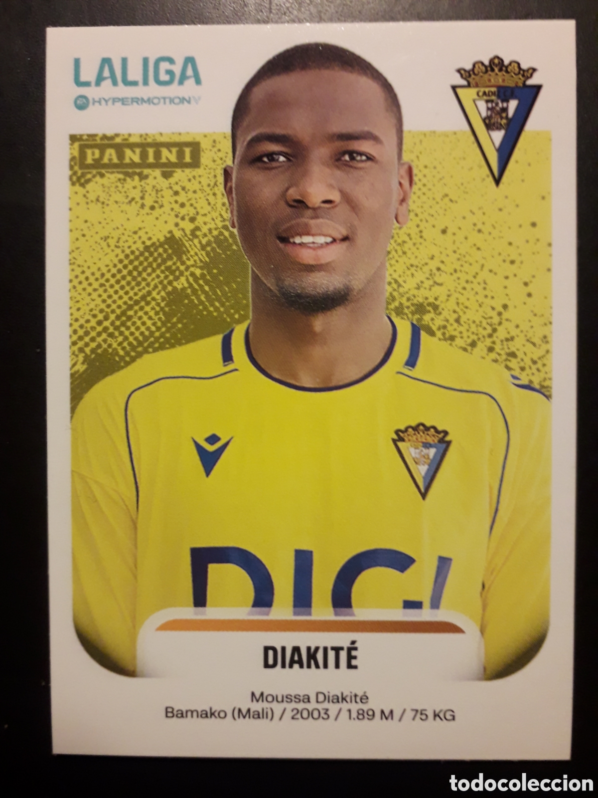 Cromos de F&uacute;tbol: DIAKIT&Eacute; C&Aacute;DIZ N&deg; 87 LALIGA HYPERMOTION 25 26 2025 2026 PANINI SIN PEGAR PEDIDO M&Iacute;NIMO 3&euro;