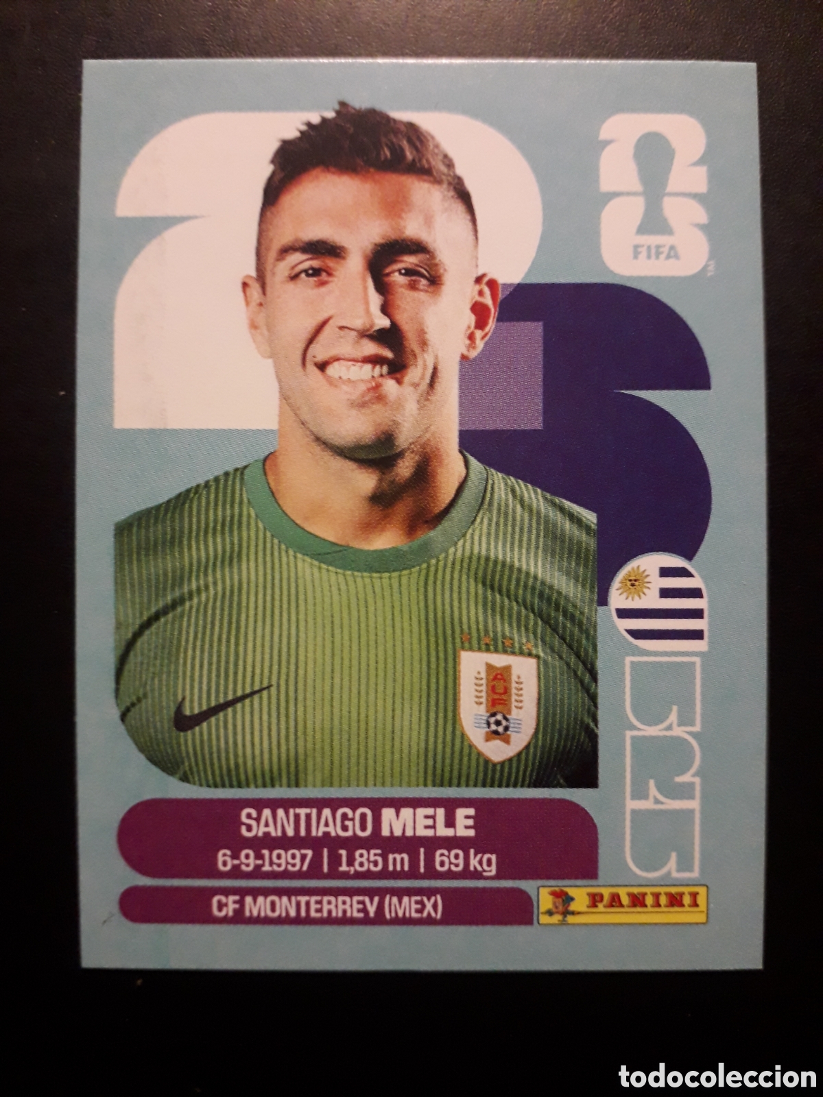 Cromos de F&uacute;tbol: MELE URUGUAY URU 3 MUNDIAL F&Uacute;TBOL 2026 FIFA WORLD CUP PANINI SIN PEGAR PEDIDO M&Iacute;NIMO 3&euro;