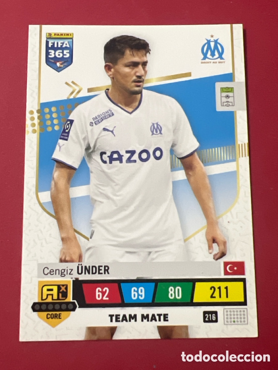 Cromos de F&uacute;tbol: C6972. 216 UNDER ADRENALYN FIFA 365 2023