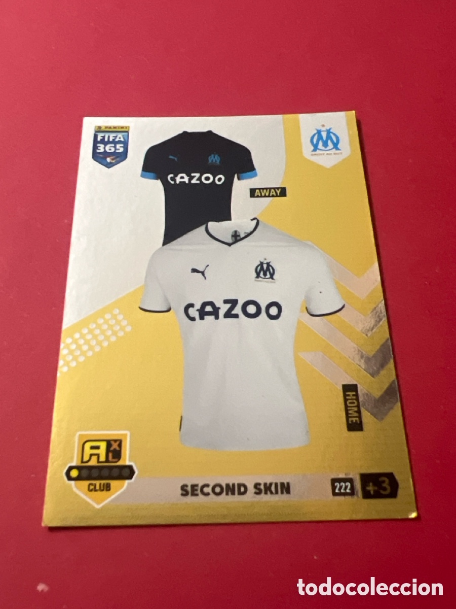 Cromos de F&uacute;tbol: C6974. MARSELLA 222 SECOND SKIN EQUIPACION FIFA 365 ADRENALYN XL 2022 2023 22 23