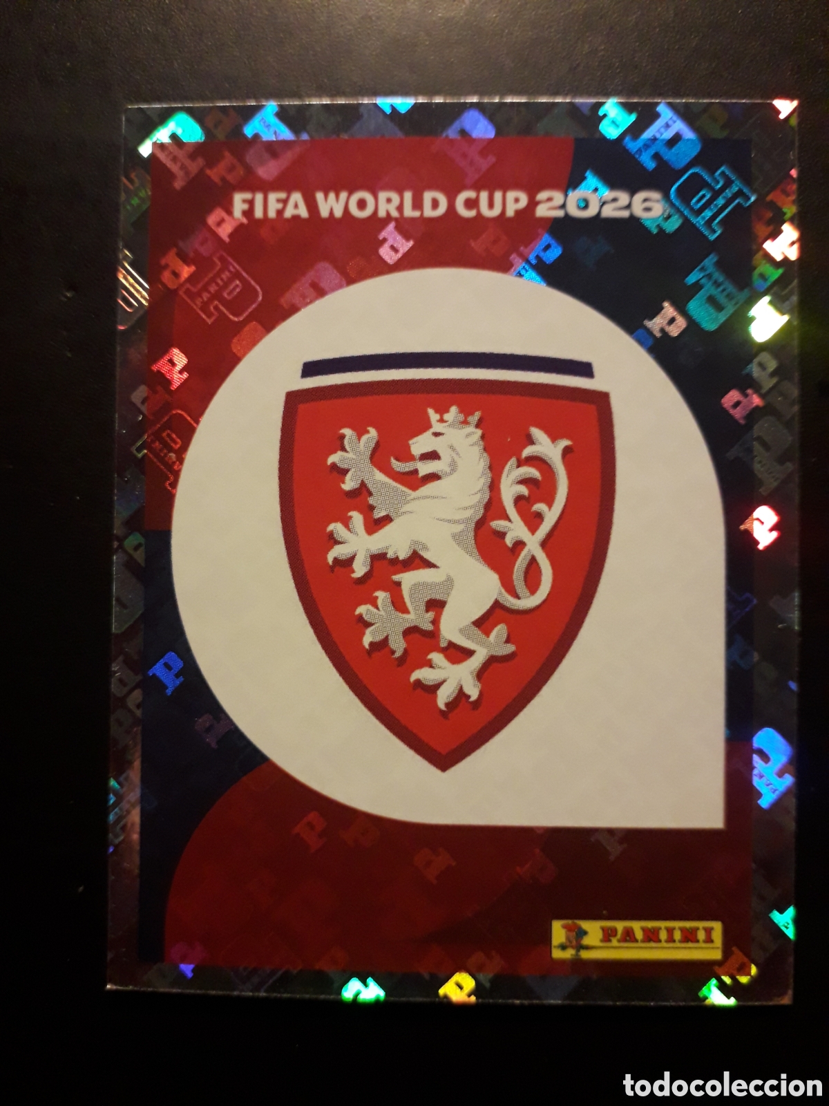 Cromos de F&uacute;tbol: ESCUDO REP CHECA/CHEQUIA CZE 1 MUNDIAL F&Uacute;TBOL 2026 FIFA WORLD CUP PANINI SIN PEGAR PEDIDO M&Iacute;NIMO 3&euro;.