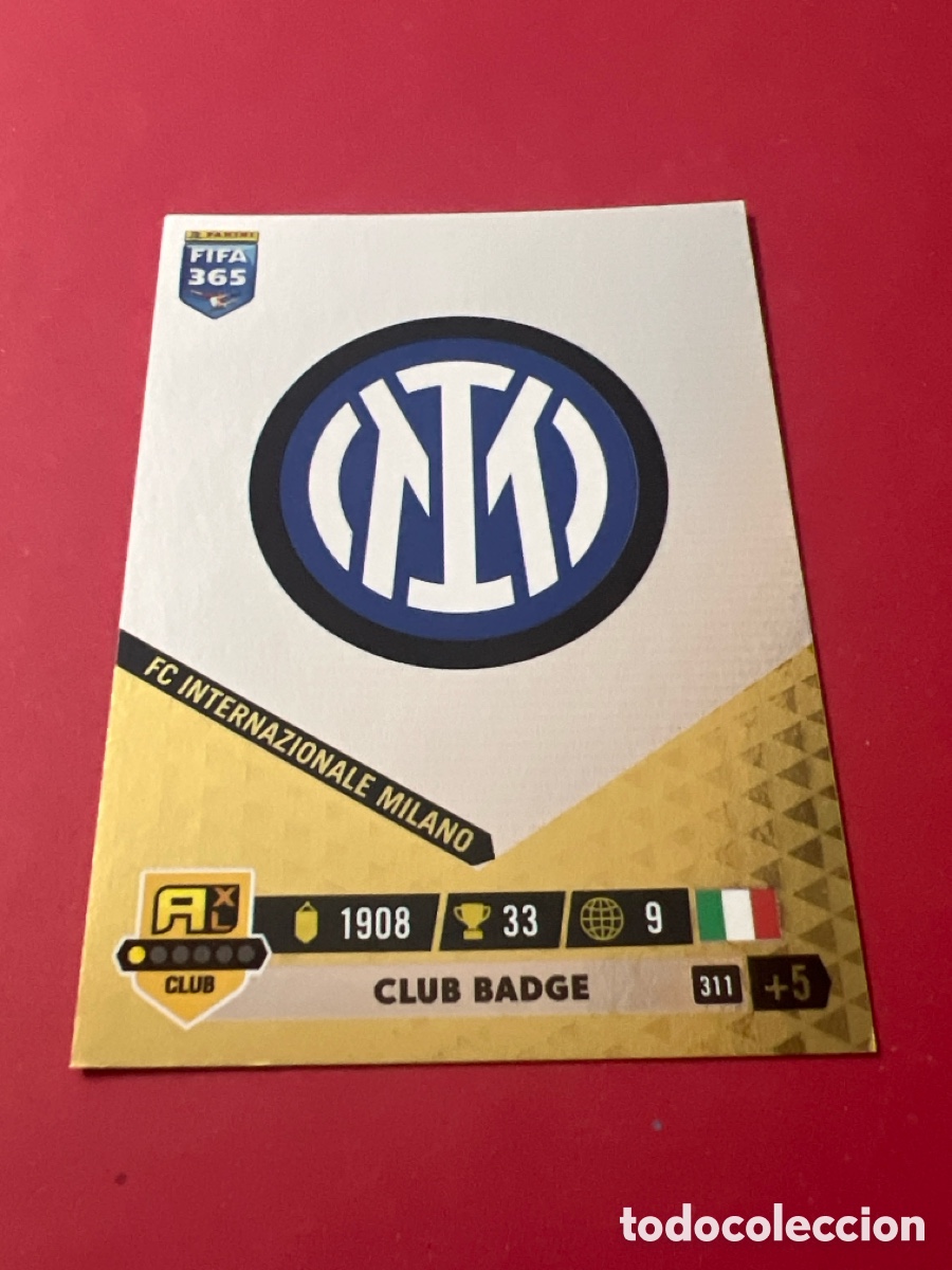 Cromos de F&uacute;tbol: C6985. 311 FC INTERNAZIONALE MILANO CLUB BADGE PANINI FIFA 365 ADRENALYN XL 2023