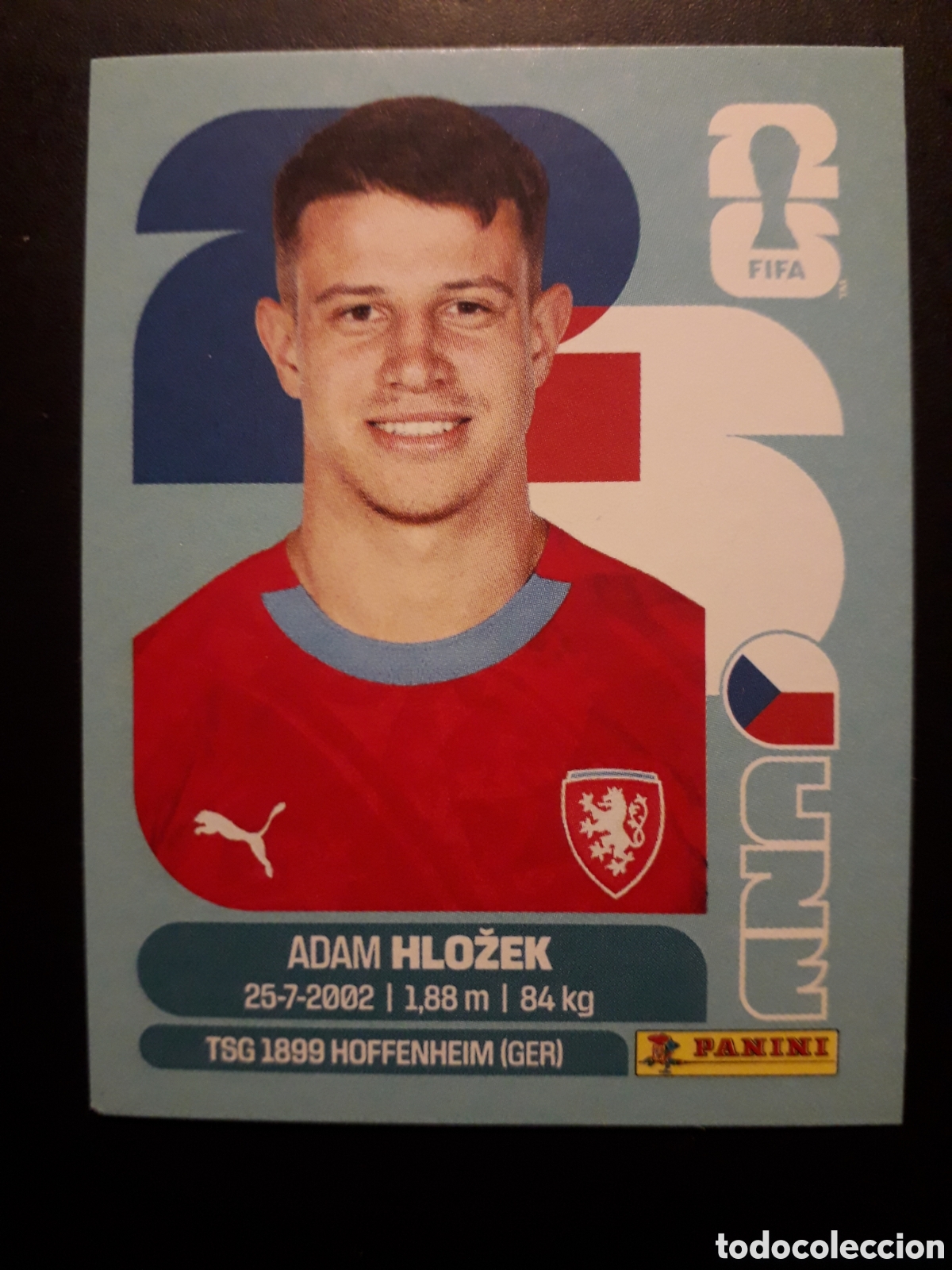Cromos de F&uacute;tbol: HLOŽEK REP CHECA/CHEQUIA CZE 19 MUNDIAL F&Uacute;TBOL 2026 FIFA WORLD CUP PANINI SIN PEGAR PEDIDO M&Iacute;NIMO 3&euro;