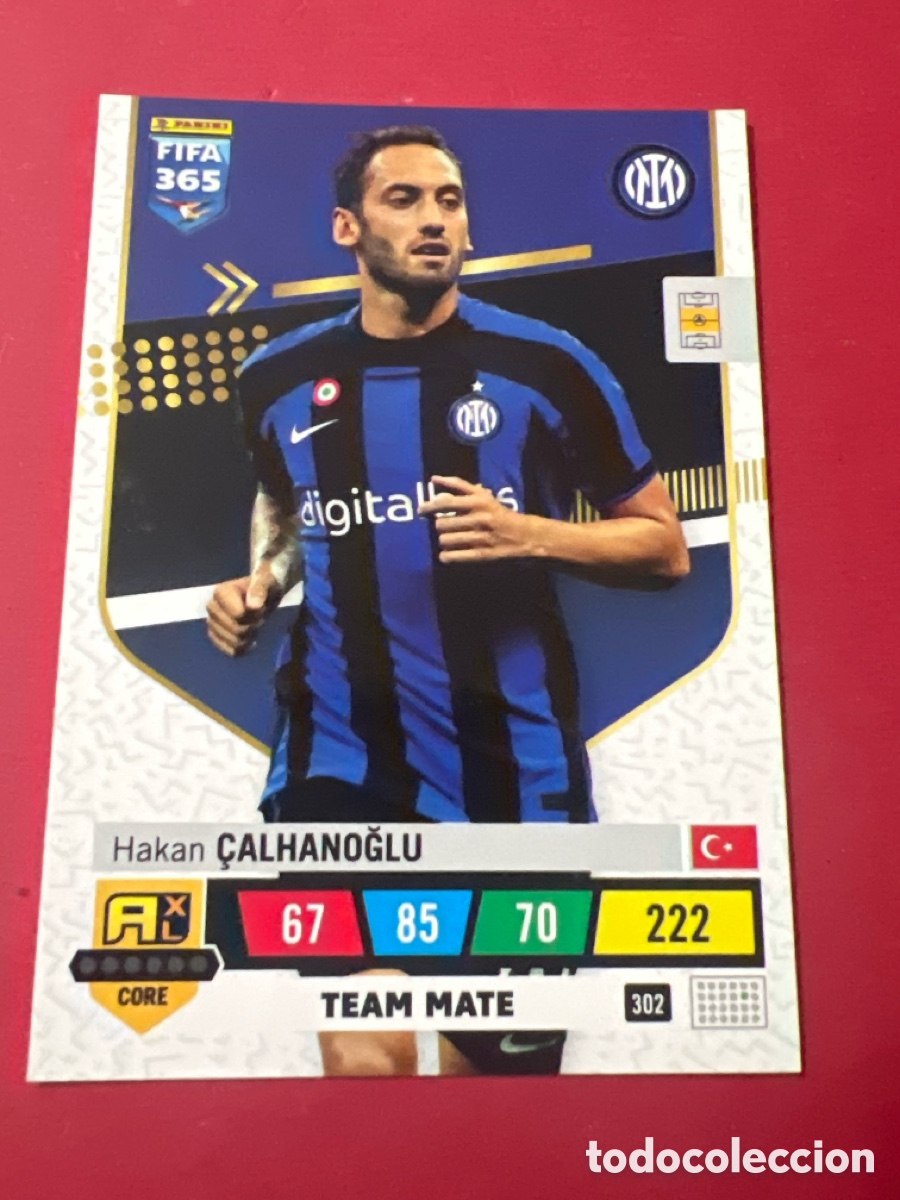 Cromos de F&uacute;tbol: C6987. FIFA 365 ADRENALYN 2022 2023 22 23 ALBUM PANINI LIGA N 302 INTER MILAN HAKAN &Ccedil;ALHANOGLU